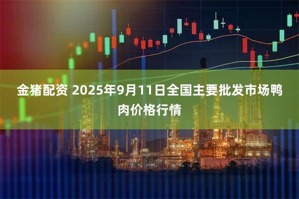 金猪配资 2025年9月11日全国主要批发市场鸭肉价格行情